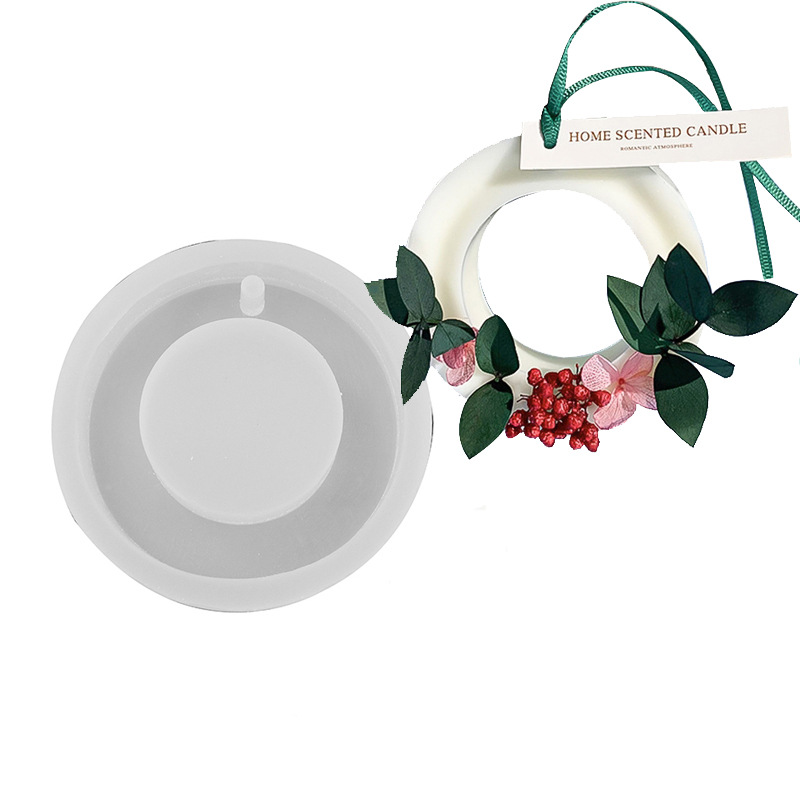 Bricolaje molde de silicona aromaterapia yeso jabón hecho a mano hoja de cera aromaterapia lista molde epoxi utensilios para hornear fabricante