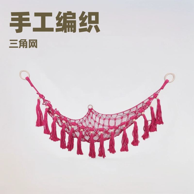 Плюшевая кукла ручной работы, кукла, сетка для хранения кукол, треугольная сетка, угловая сетка