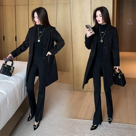 时尚休闲套装;休闲裤;女式牛仔裤