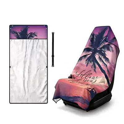 2-in-1, ultra-fine fiber outdoor beach | Universal seat cover - afht214-75x150