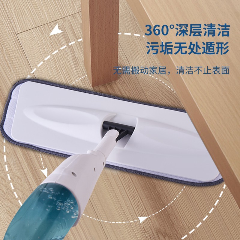 工場ストレート噴霧噴水モップ家庭用床怠け者乾湿両用モップ吸水回転平板モップ|undefined