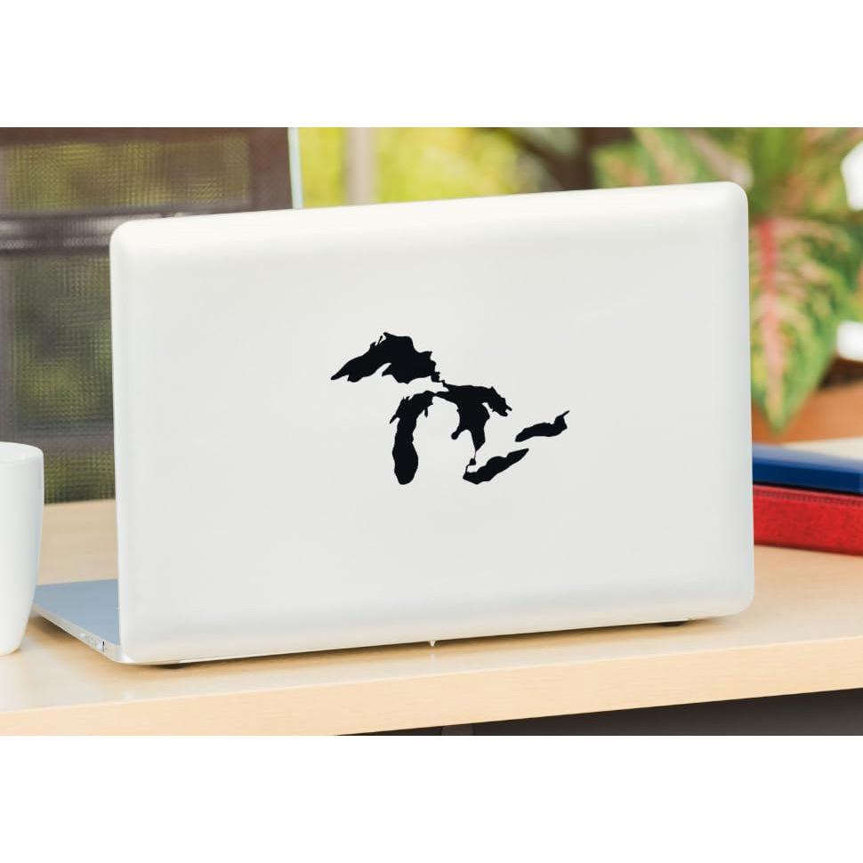 Amazon Grandes Lagos pegatinas auto Michigan pegatinas vinilo de alta calidad pegatinas blancas impermeables image 4