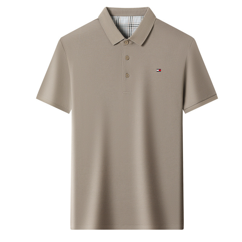 アメリカ正規品 トミー トミー 半袖 Tシャツ メンズ 夏 ビジネス カジュアル 防シワ 純綿 メンズ 洋風 ポロシャツ|undefined