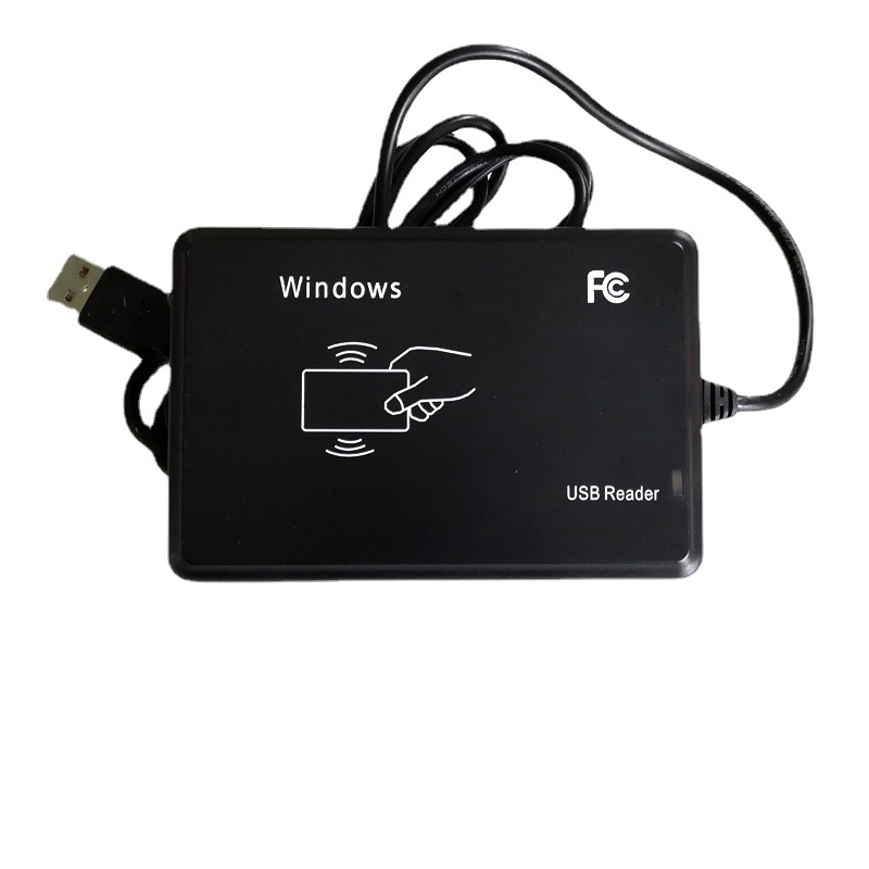 现货双频读卡器 IC/ID卡发卡器两用复合读卡网吧发卡智能卡读卡器