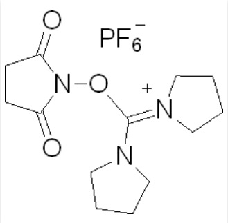 二吡咯烷基(N-琥珀酰亚氨氧基)碳六氟磷酸盐207683-26-9