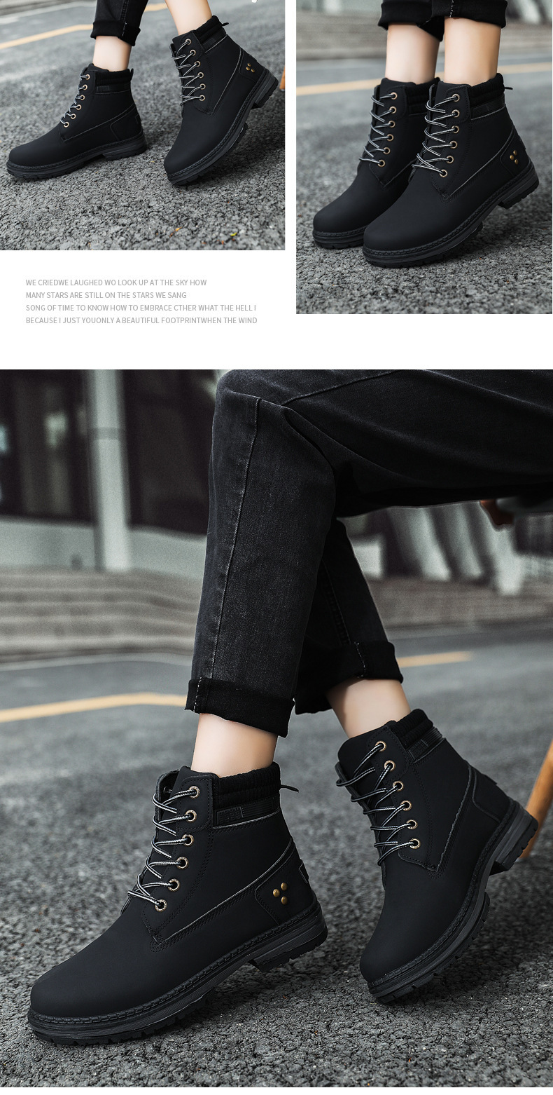 2023 nuovi stivali Martin in stile coreano di grandi dimensioni stivali da donna per il commercio estero transfrontaliero stivali da esterno con suola spessa autunnali e invernali all-match sin_voghion.com