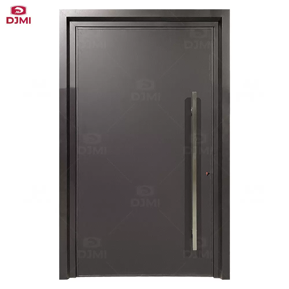 铸铝旋转别墅大门亮面钢制大门双开防盗门客厅门入户门