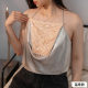 2024 New One-Piece Chest Cover Double-Layer Lace Anti-Exposure Artifact Base Fake Collar Anti-Chest Cover Bandeau Chest Protector