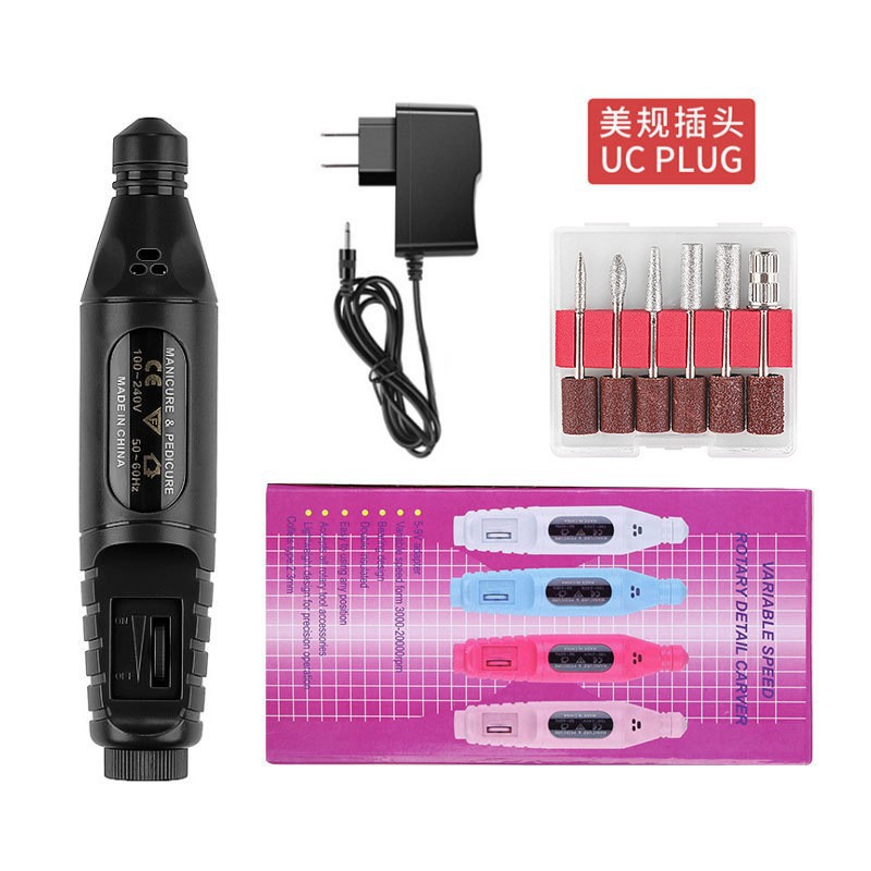 Versión actualizada de pulidor de uñas tipo lápiz portátil de pulido de uñas pulidor de uñas herramientas de manicuras Nailsander