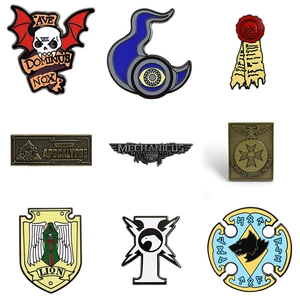 Aliexpress Cross-Border New Warhammer 40K Merchandise Brooch Game Gift Cartoon Metal Badge Clothing Accessories