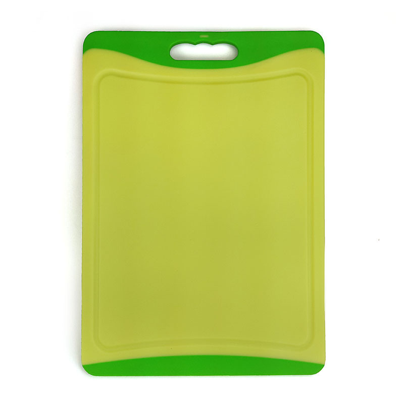 PP plástico multifuncional tablero de verduras de doble cara en stock directo herramientas de cocina frutas y verduras antifungal tablero de corte anti-agrietamiento