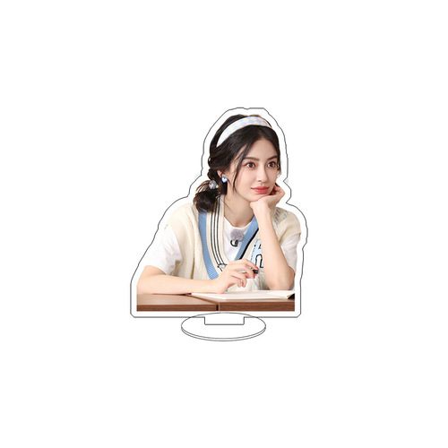 Angelababy Mini Statue 6CM Acrylic Double-Sided Desktop Display Angelababy Support Gift