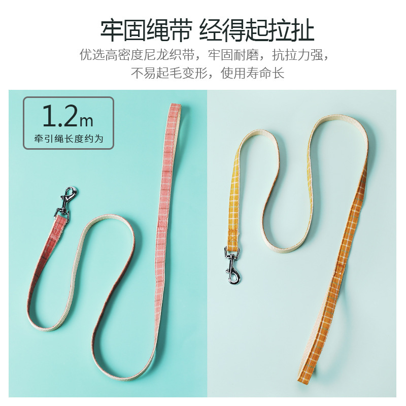 Cuerda de tracción para gatos Cadena para gatos en forma de I Suministros para mascotas Fuera de paseo Cuerda para gatos Poliéster Anti-liberación Fábrica al por mayor