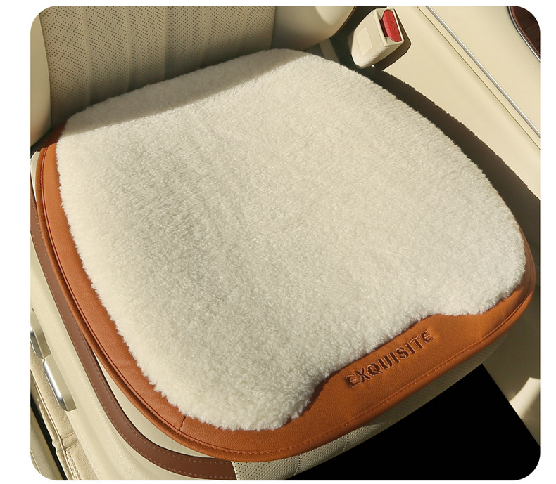 Car Seat Cushion Winter Cashmere High-End Car Warm Plush Full Car Seat Cover Front and Rear Car Seat Cushion