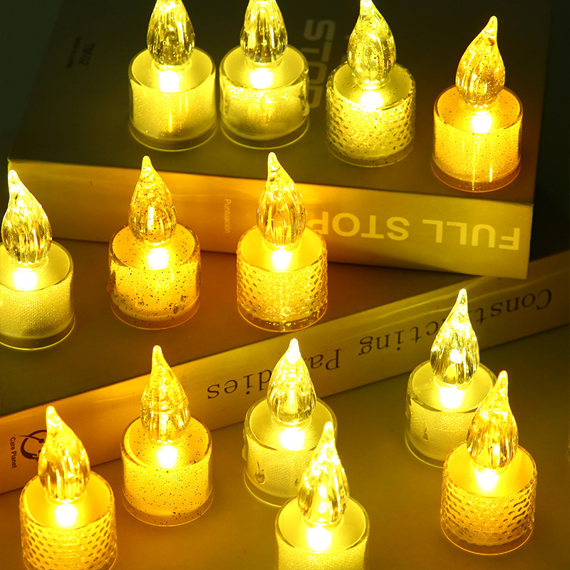 LED Electronic Candle Ackli Christmas Everbright Tears Candle Bar…
