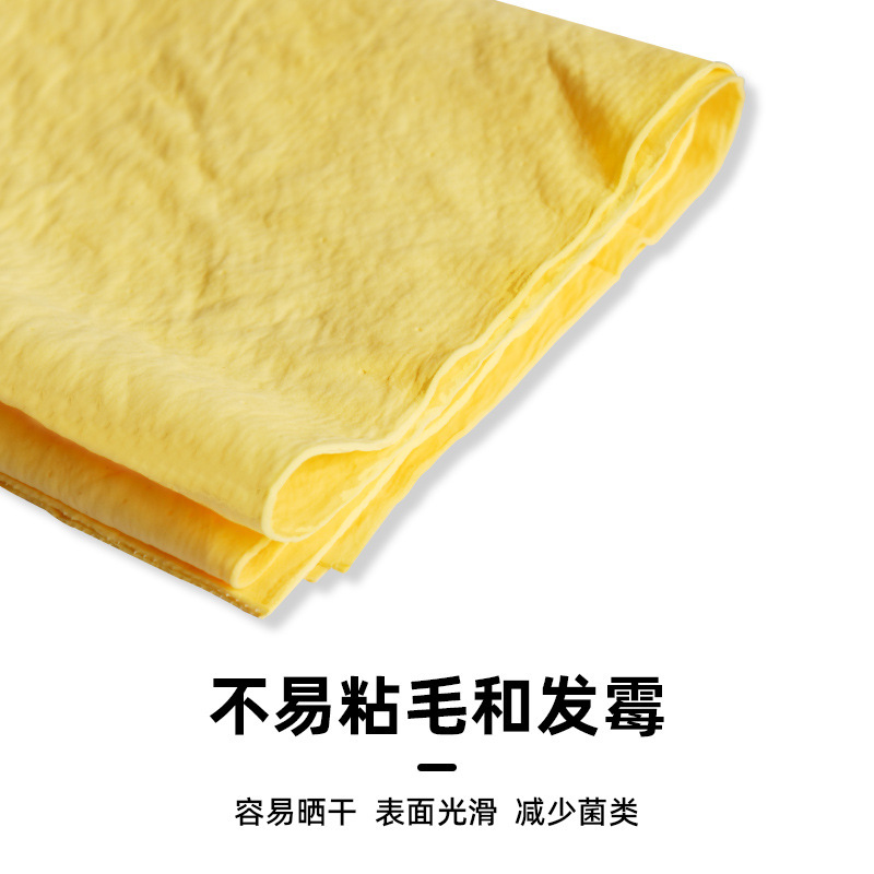 Bolsa de limpieza de automóviles toallas de piel de ciervo toallas de seda para mascotas absorción de agua cabello seco limpiador de cabello limpiador de vidrio