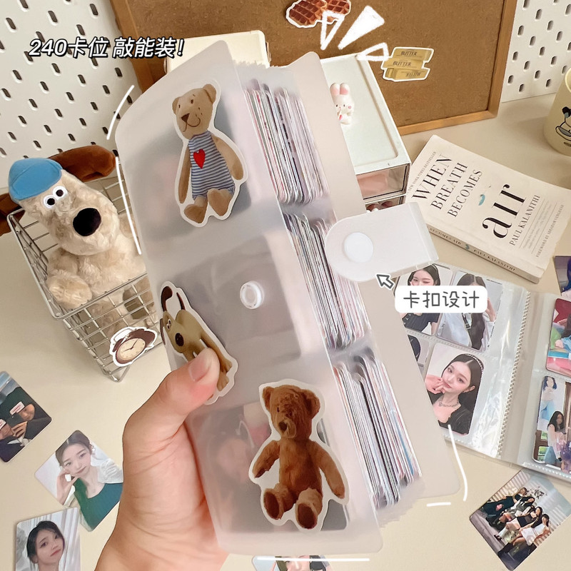 Postcard Photo Album, Polaroid Photo Album, Train and Movie Ticket Card Album, Fan Card Storage Album, Card Album