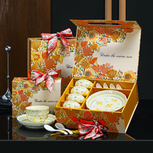 陶瓷餐具碗盘碟套装结婚回礼商务乔迁促销礼品活动礼品年会礼物