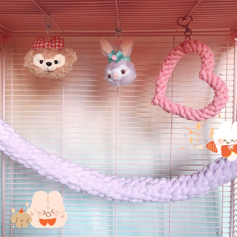 Медовая сумка стропы хомяк компаньон игрушка Клетка декоративная Милая подвеска медовая сумка Скунс золотые принадлежности медведя