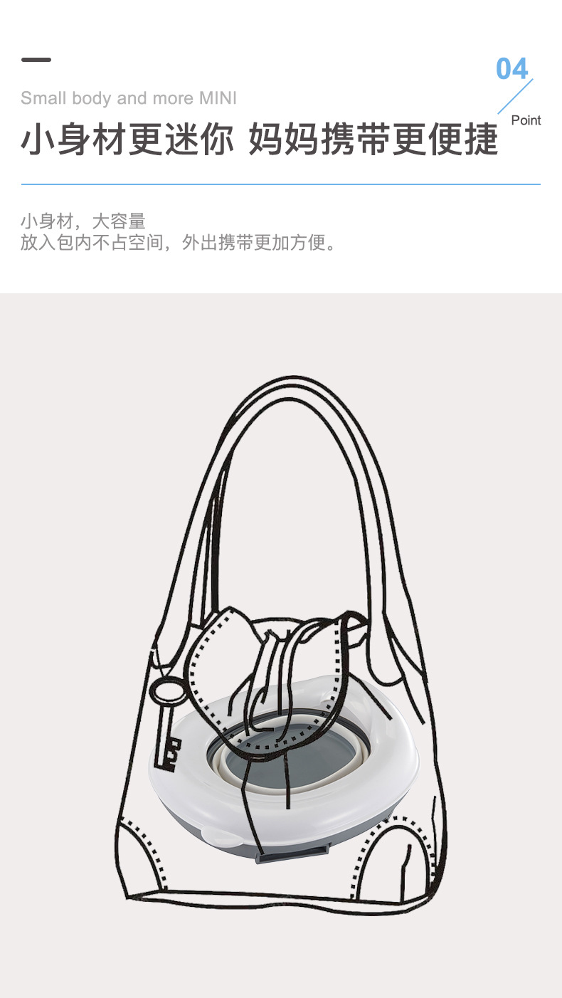 儿童折叠坐便器