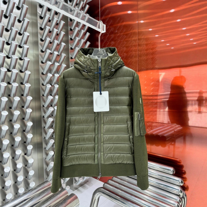 [Overseas Direct Mail Purchase] New Simple and Trendyy White Goose down Jacket Men's Stand-Up Collar Bread Jacket Jacket