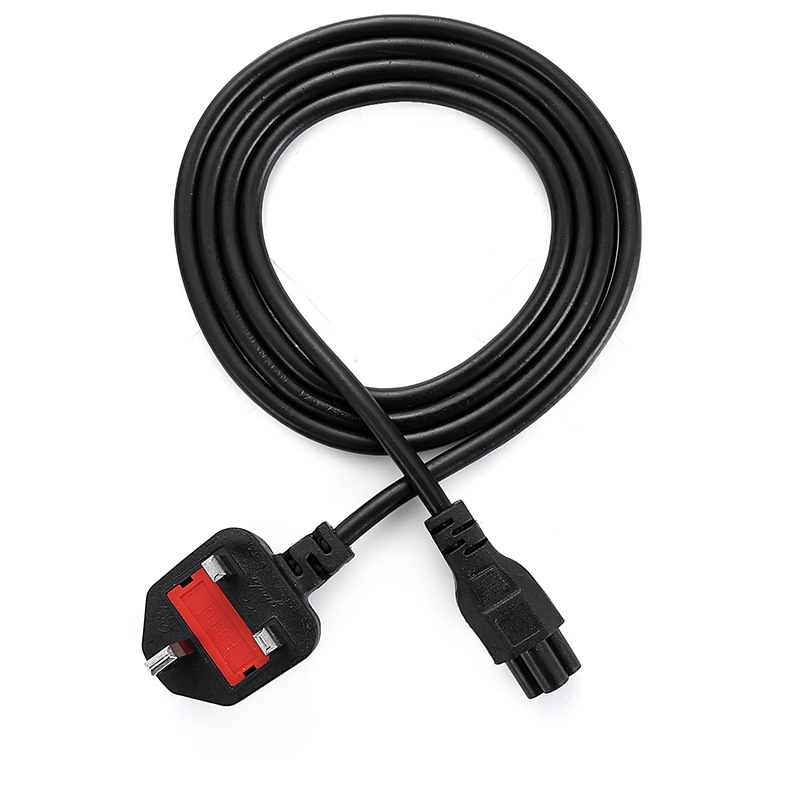 Directo de fábrica enchufe estándar británico cable de alimentación estándar británico estándar tres enchufe cable de alimentación estándar británico cola cable de alimentación 1,5 m