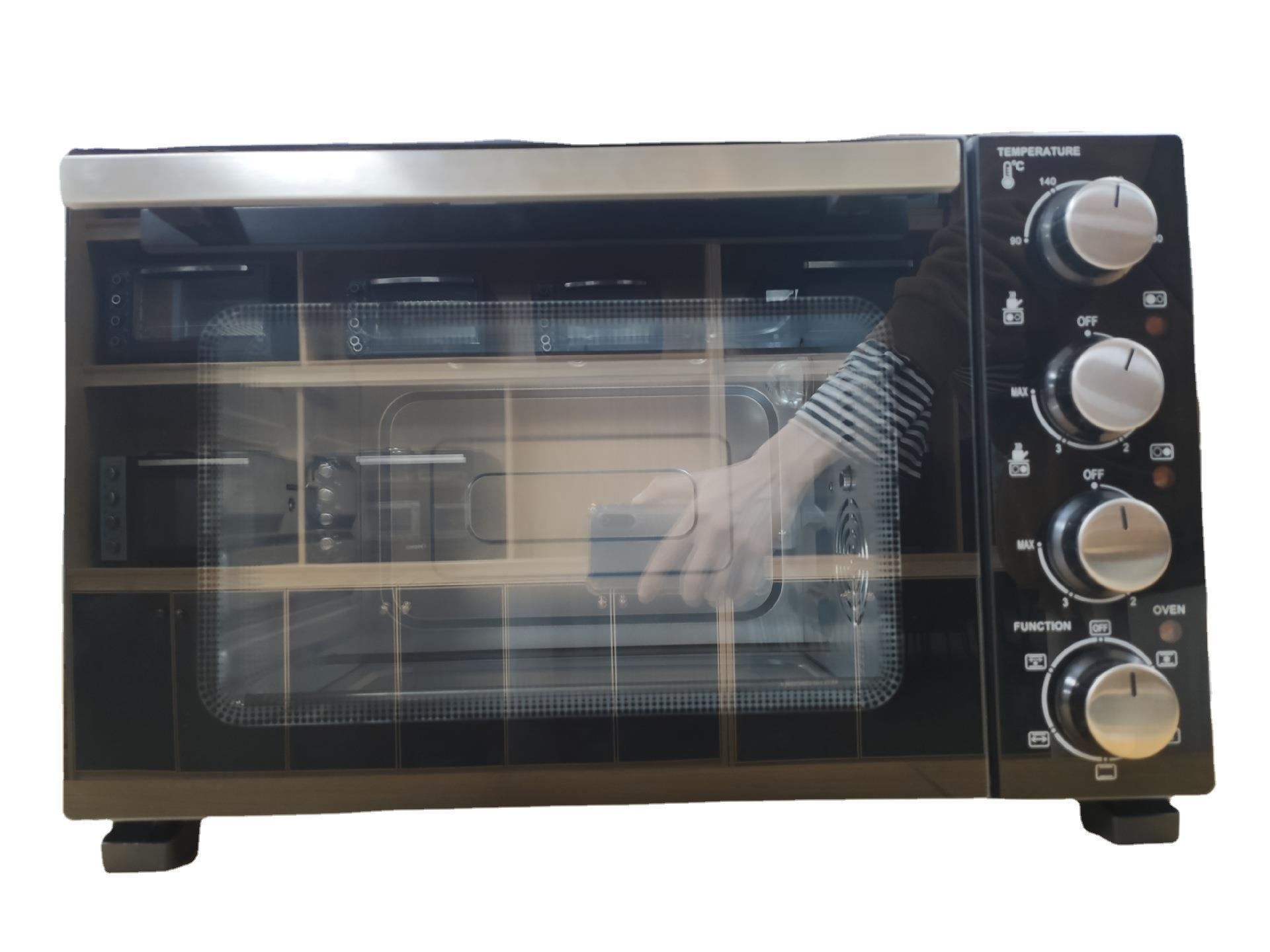 Horno doméstico de 35 litros horno eléctrico multifuncional de gran capacidad horno horno de pastel horno de horneado comercio exterior al por mayor certificación CE europea