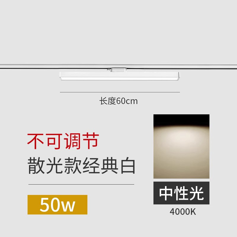 White 60cm-50w--neutral light (not adjustable)