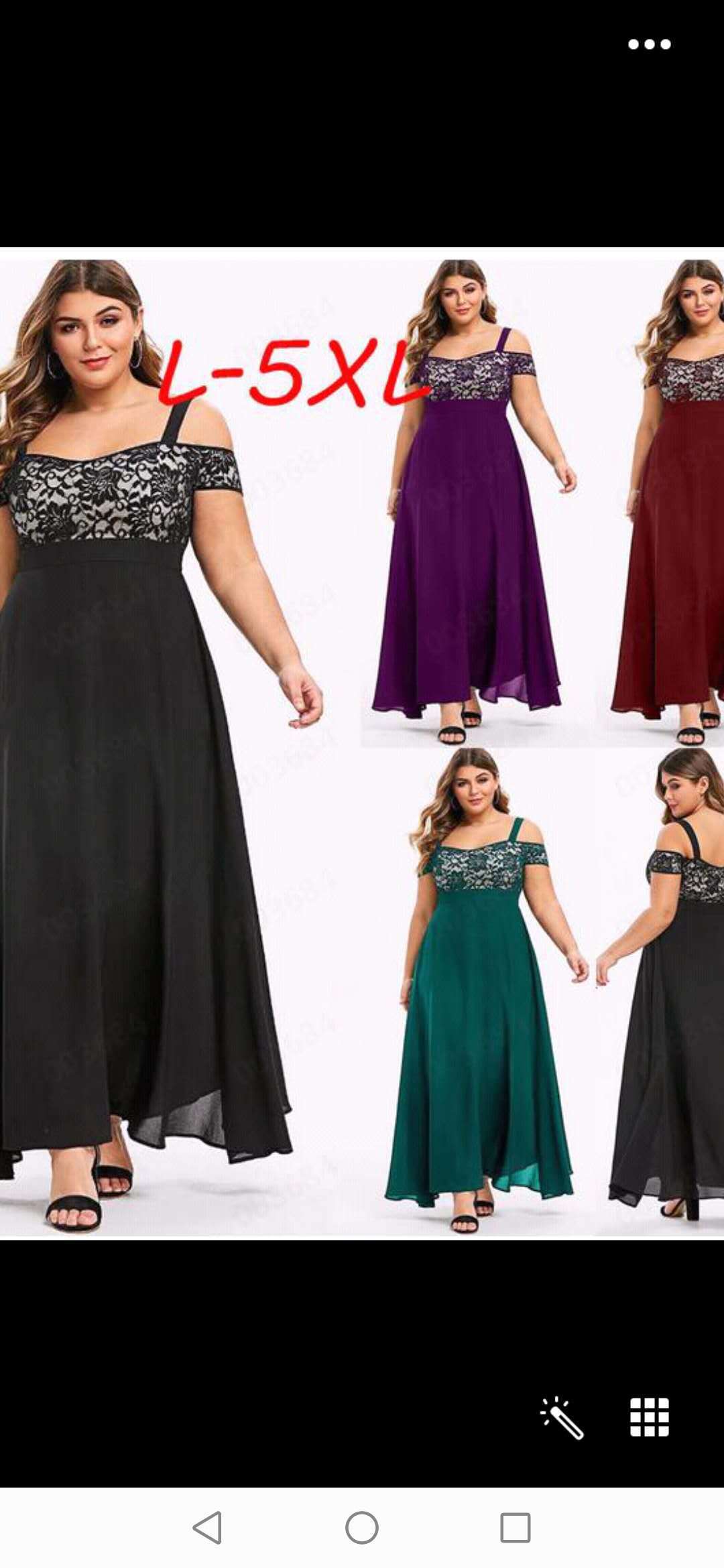 Summer lace shiffon dress