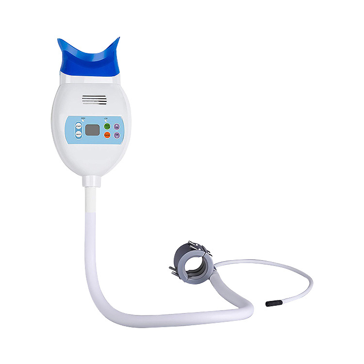 Instrumento de blanqueamiento dental LED de luz fría instrumento de belleza dental portátil para eliminar el amarillo y las manchas de humo máquina de blanqueamiento dental modelo de escritorio