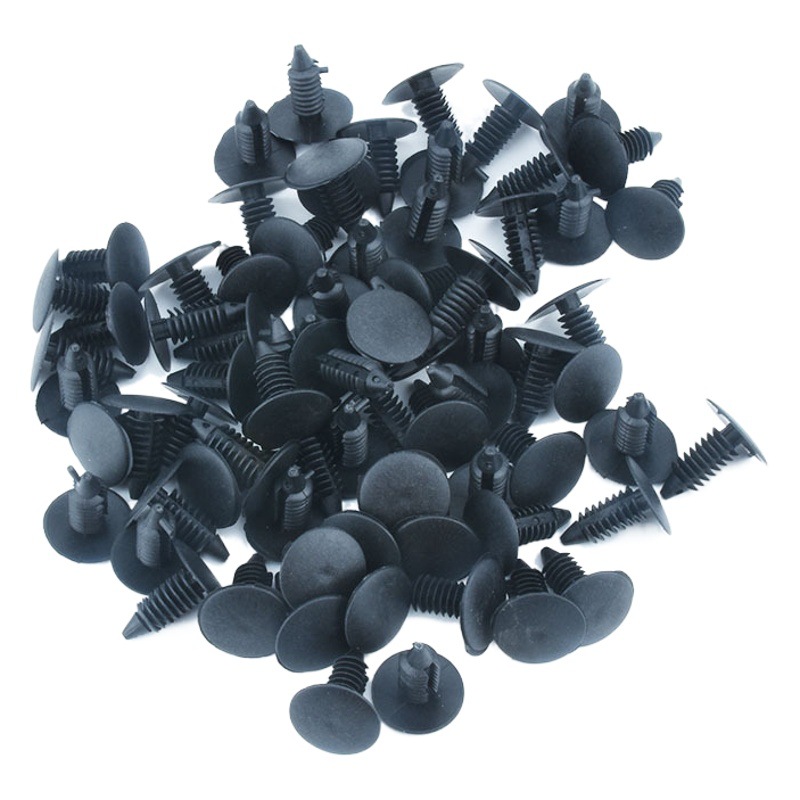 Hebilla de plástico negro Clip transfronterizo 8mm para forro de tronco placa decorativa remache hebilla de nylon