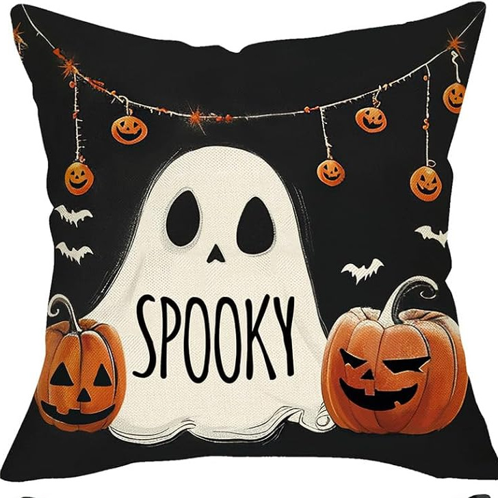 Decorations, pillow, pillowcase, Amazon, halloween