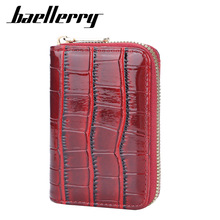baellerry简约新款多卡位风琴卡包中性男女士钱包拉链零钱包现货