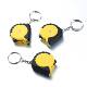 1 m steel tape keychain Mini small steel ruler Portable Practical Measuring gadget British soft steel ruler