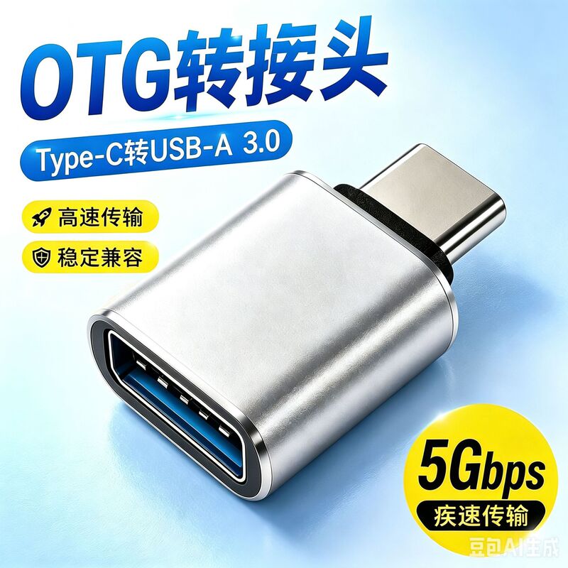 Otg Adapter Usb3.0 to Type-C Mobile Phone USB Flash Drive Converter Suitable for Apple 15 Android Card Reader Mouse Otg Adapter Usb3.0 to Type-C Mobile Phone USB Flash Drive Converter Suitable for Apple 15 Android Card Reader Mouse
