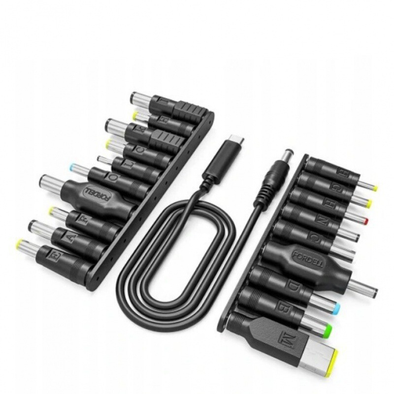 Type-C to DC fast charging laptop power cord 100W applicable to Lenovo HP Dell Asus PD trap cable Type-C to DC fast charging laptop power cord 100W applicable to Lenovo HP Dell Asus PD trap cable