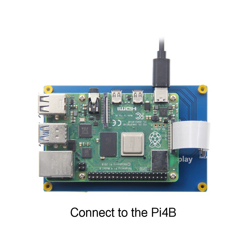 IPS дисплей Raspberry Pi 4.3-дюйма 5-дюйма 7-дюйма с интерфейсом MIPI DSI сенсорный экран совместим с Orange Pi 3B