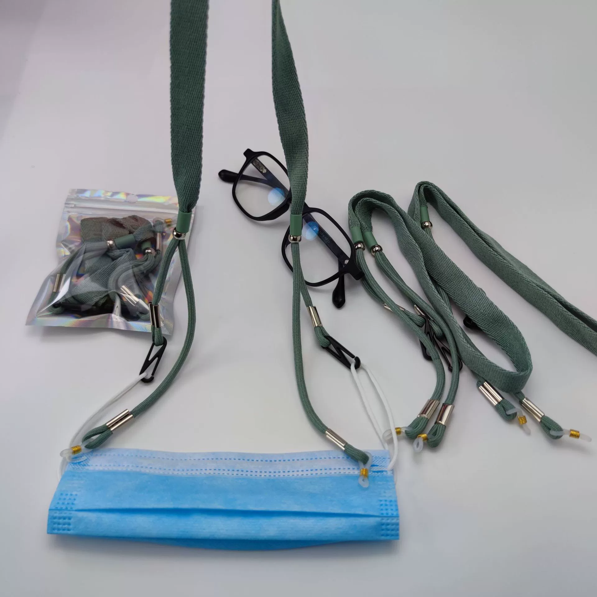 Многофункциональная маска для очков Двойная скользящая защита Нелегко потерять Ремешок Защита от эпидемий Веревка Висячий спортивный ремешок