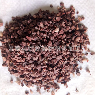Factory wholesale color sand, chicken blood red pebbles, real stone lacquer-grade color sand, chicken blood red color sand gravel