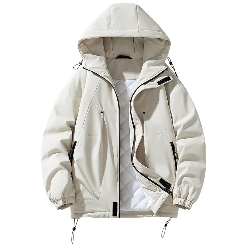 Узкий пуховик oversize унисекс, утепленная зимняя куртка с капюшоном, несколько цветов, размеры S–3XL