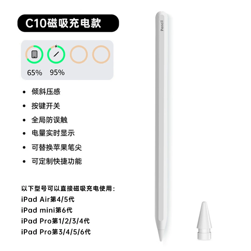 Применимый ApplePencilpro антиошибочные щупальца для iPad Air 6 конденсаторная ручка Bluetooth электрофоретические перьевые стилусы