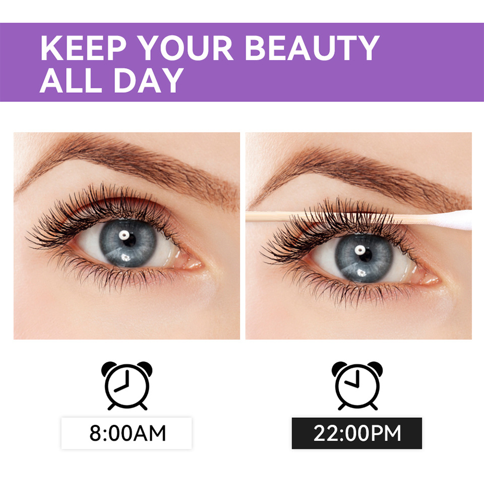 Lakerain Colored Mascara Long Curly eyelash Base Cream undefined