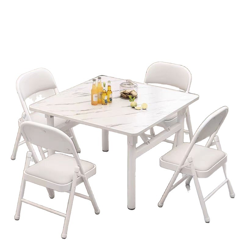 Mesa baja, mesa de comedor rectangular plegable, mesa de alquiler, mesa de dormitorio, mesa de piso pequeña, mesa simple, mesa cuadrada al aire libre image 6