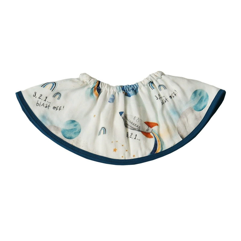Brand gauze children's eating bib for food