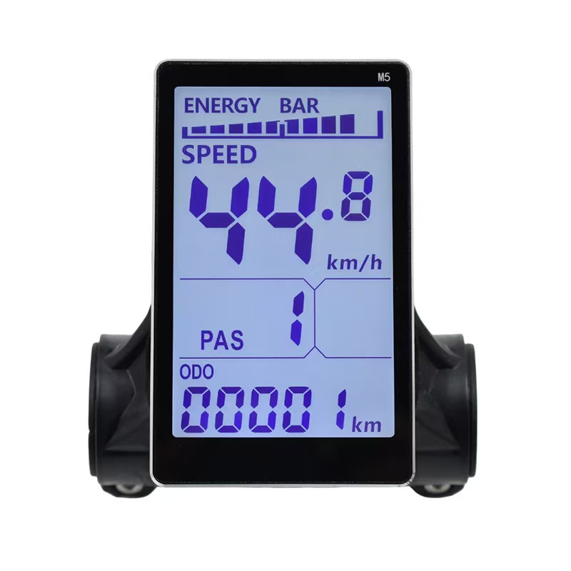 Cross-Border Lithium Electric Vehicle Accessories M5 Central Display Electric Bicycle Scooter Display Screen Sm Standard Connector