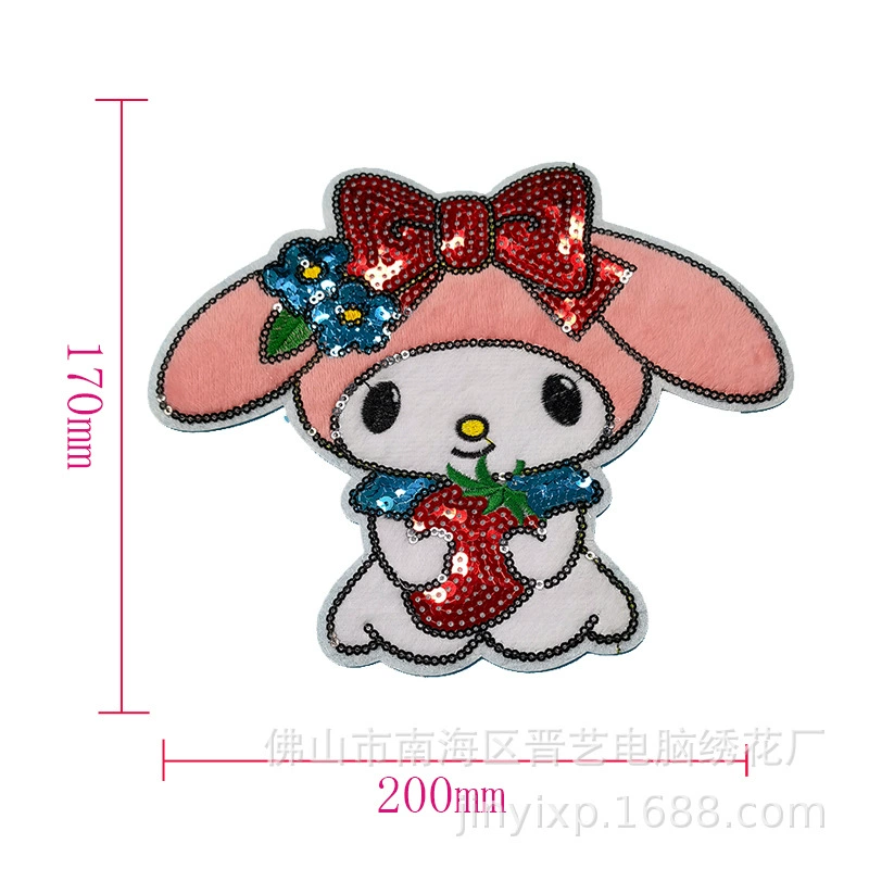 Саниpо мультфильм Югui пёс 쿠로미 Мерте Титу пёс Набор фраг Embroidery файл нашивка нашивка нити вышивки