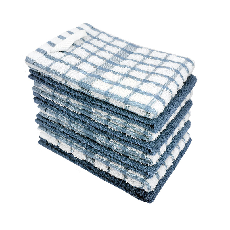 Cross-border new waffle cotton tea towel suit kitchen cleaning dish cloth rag scouring pad napkin tablecloth Cross-border new waffle cotton tea towel suit kitchen cleaning dish cloth rag scouring pad napkin tablecloth