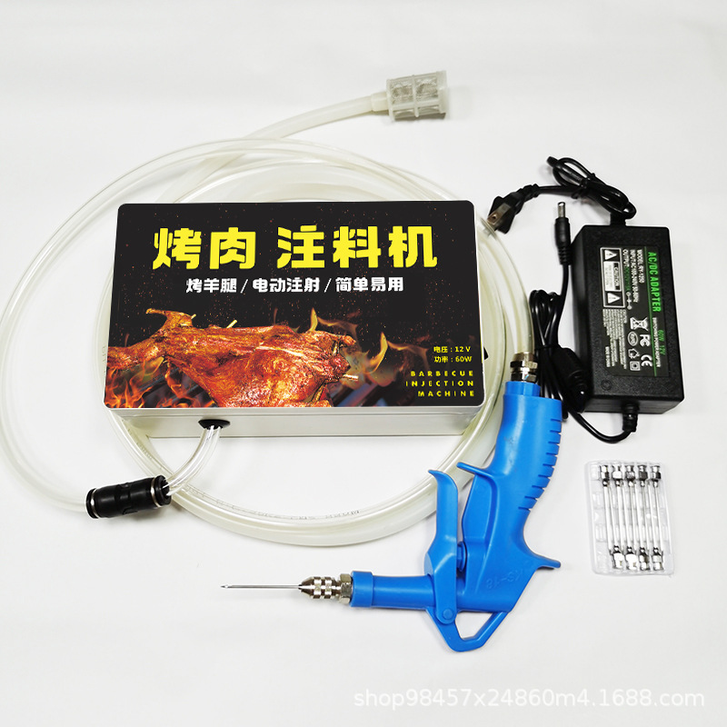 Barbacoa ovejas máquina de inyección de carne en escabeche condimento de agua salada dispensador de jugo eléctrico de alta presión salsa en escabeche barbacoa máquina de condimento automático