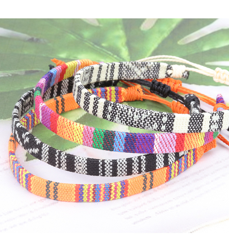 Simple Style Color Block Cloth Knitting Unisex Anklet 1 Piece display picture 7