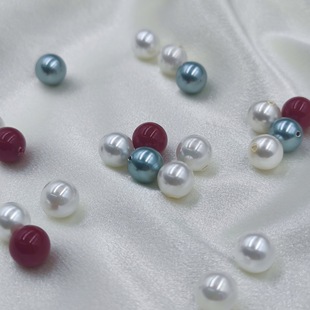 high quality Half-hole Shijia Pearl Nanyang Shell-like 6-14mm Earrings Earrings Earrings Earrings Beads Round Beads Diy Jewelry